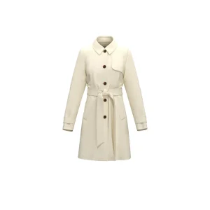 EMME Cream Trench Coat