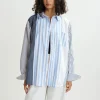 ESSENTIEL Blue & White Stripe Shirt