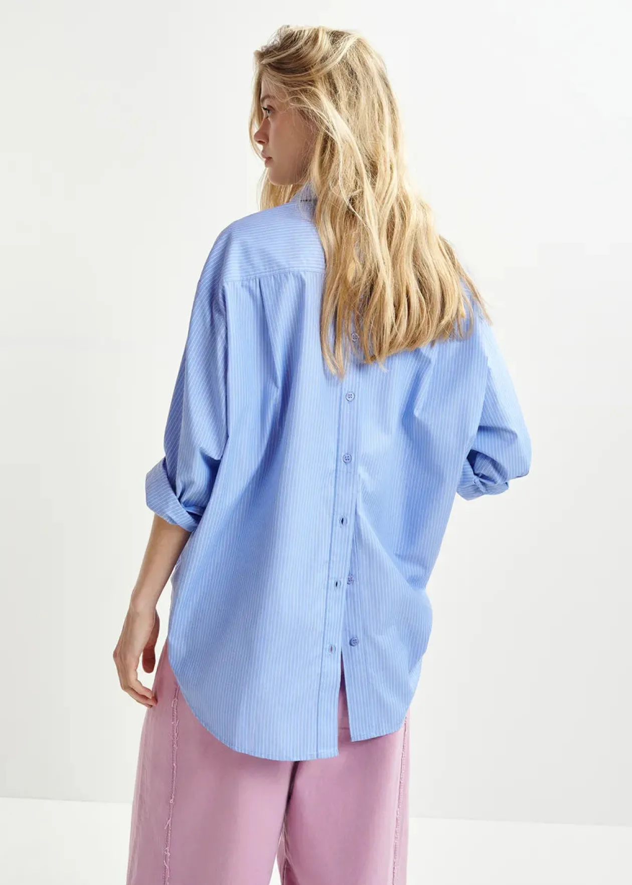 essentiel_blue_pinstripe__4.webp ESSENTIEL Blue Pinstripe Shirt
