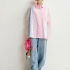 ESSENTIEL Pink & White Stripe Shirt