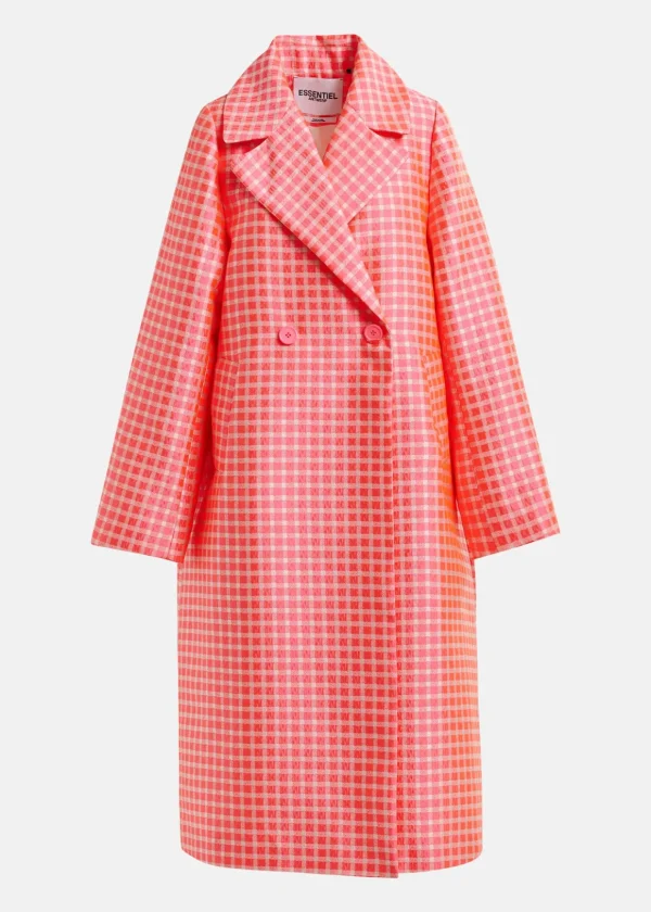 ESSENTIEL Pink Oversized Coat