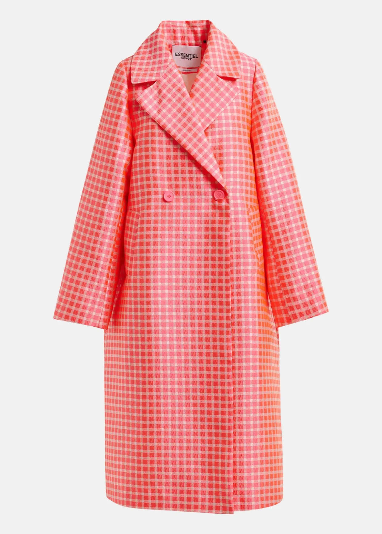 essentiel_pink_oversized__0.webp ESSENTIEL Pink Oversized Coat