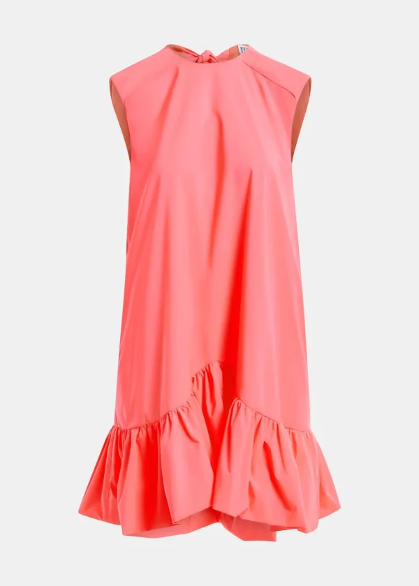 ESSENTIEL Pink Ruffle Mini Dress
