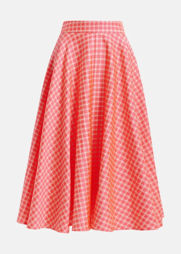 ESSENTIEL Pink Wide Maxi Skirt