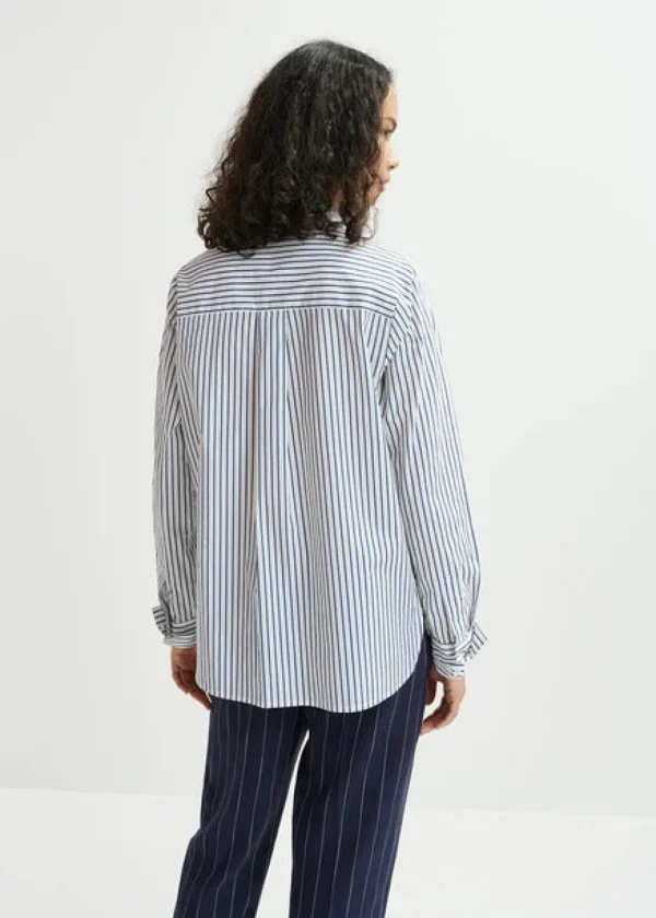 ESSENTIEL Pinstripe Shirt With Sequins