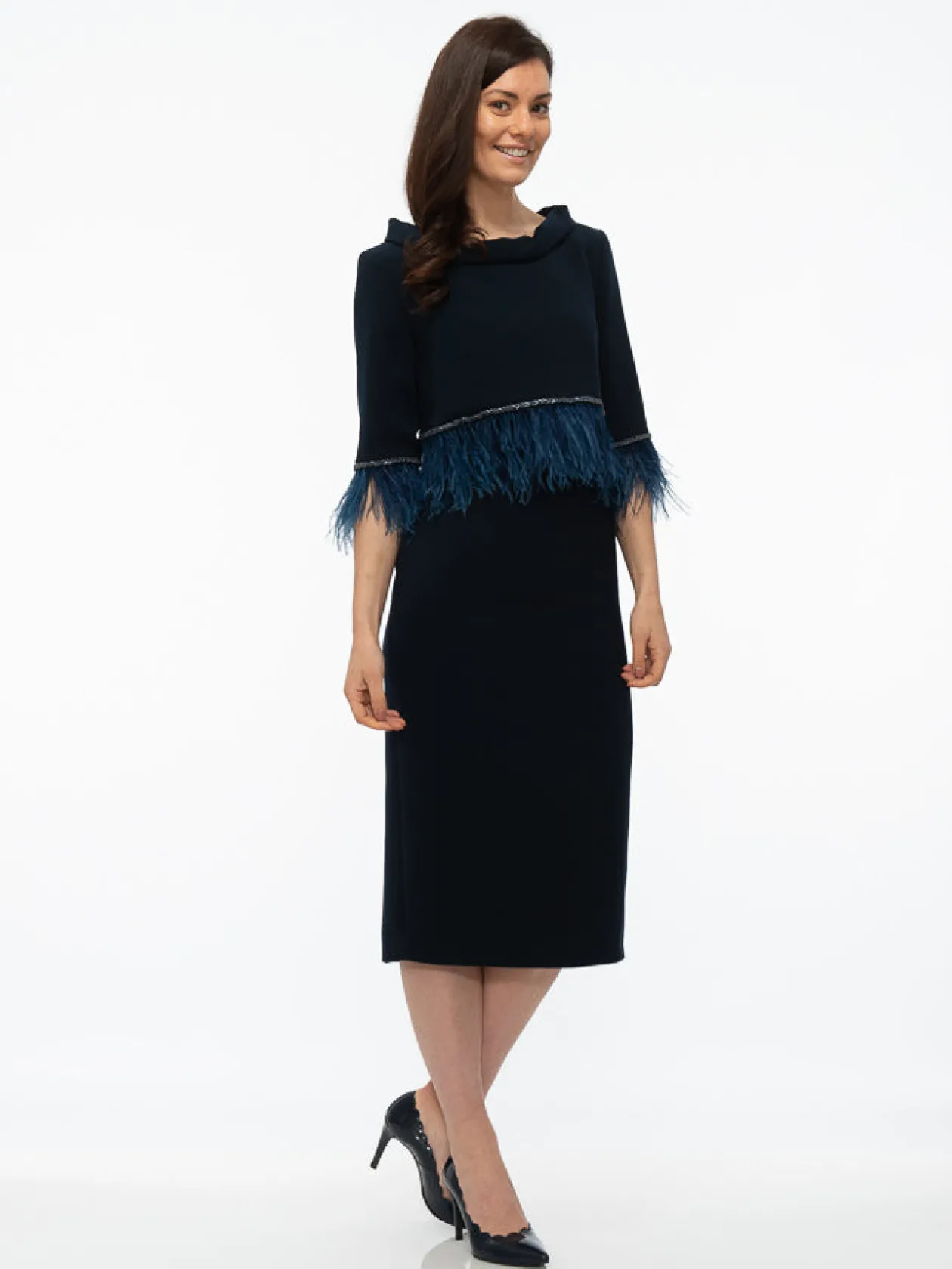 fely_campo_navy_suit_with_1.webp Fely Campo Navy Suit with Feather Trim