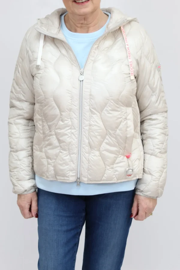 FRIEDA & FREDDIES Cream Padded Jacket
