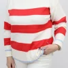 FRIEDA & FREDDIES Red Stripe Sweater