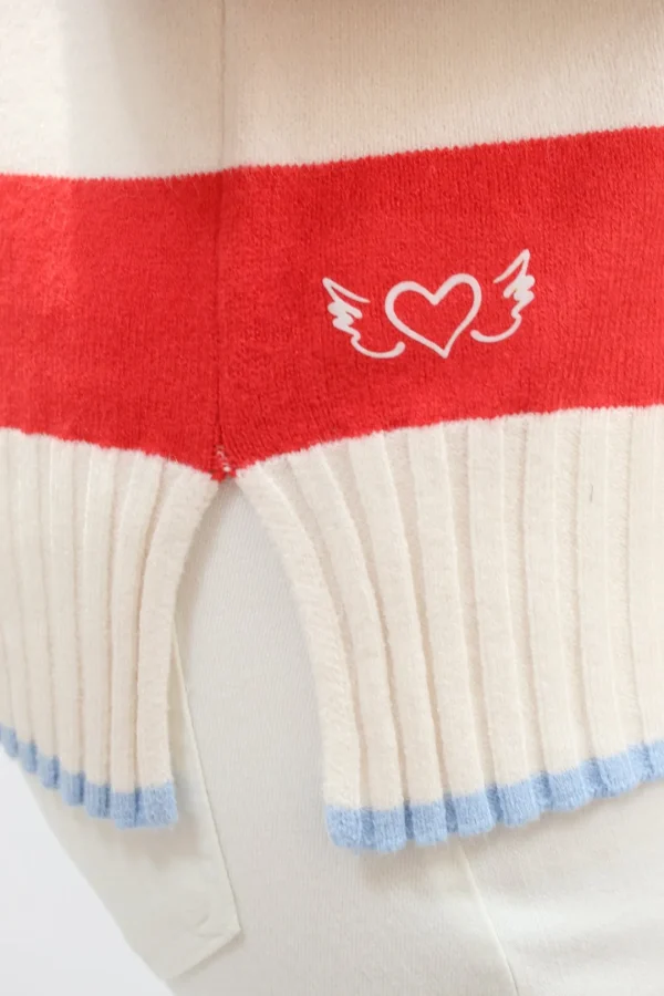 FRIEDA & FREDDIES Red Stripe Sweater