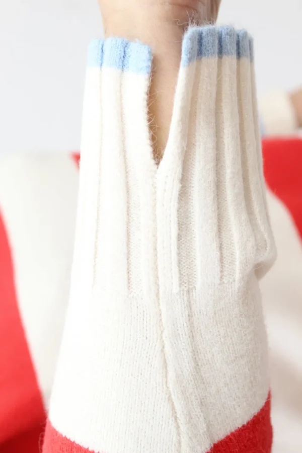 FRIEDA & FREDDIES Red Stripe Sweater