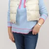 FRIEDA & FREDDIES Reversible Ice Blue Short Gilet