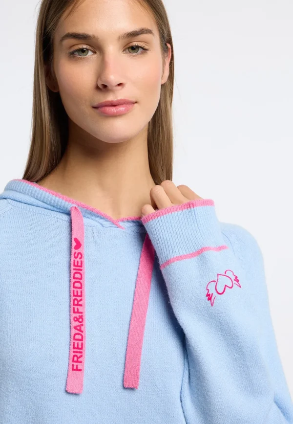 FRIEDA & FREDDIES Sky Blue Hoodie