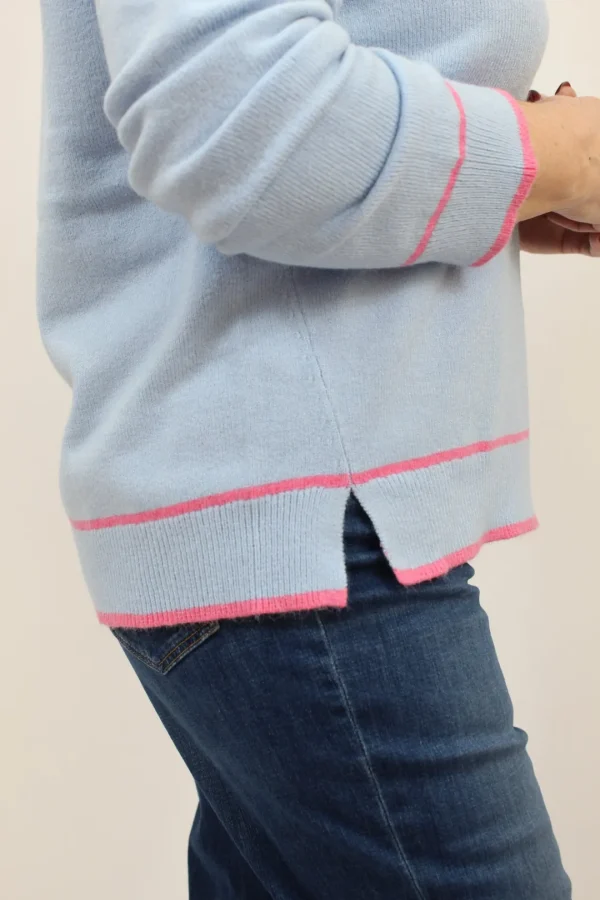 FRIEDA & FREDDIES Sky Blue Hoodie