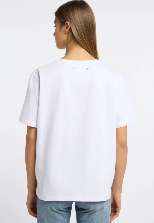 FRIEDA & FREDDIES White Teddy Printed T shirt