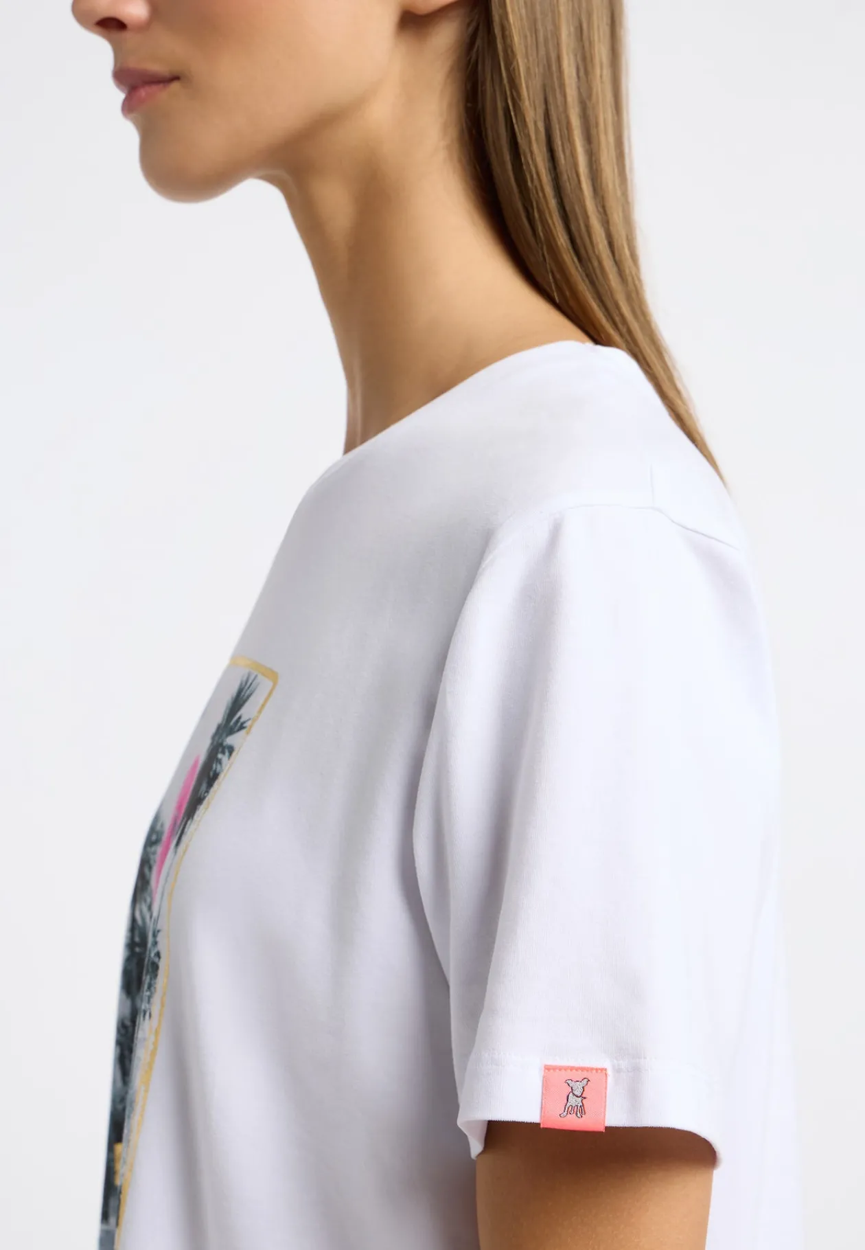 frieda_amp_freddies_white_4.webp FRIEDA & FREDDIES White Palm Tree Printed T shirt