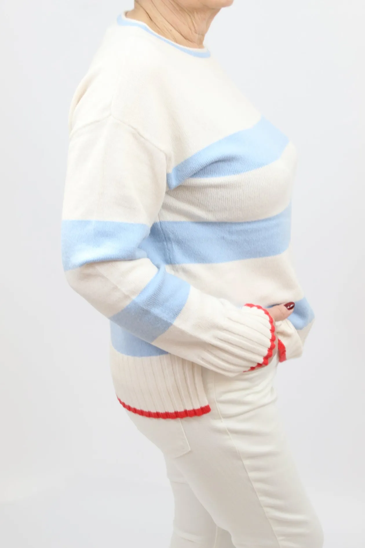 frieda_and_freddies_blue__2.webp FRIEDA AND FREDDIES Blue Stripe Sweater