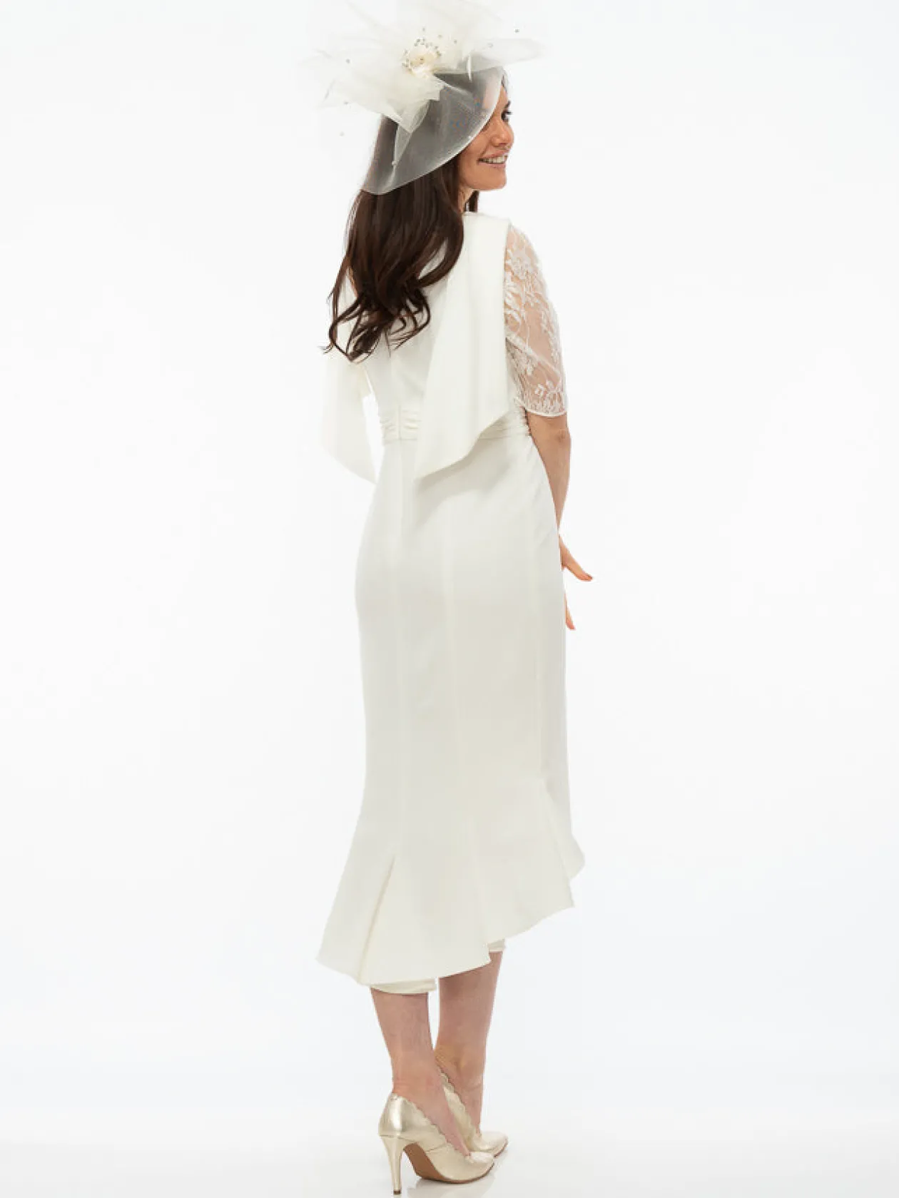 gabriela_ivory_fish_tail__1.webp Gabriela Ivory Fish Tail Dress With Lace Sleeves