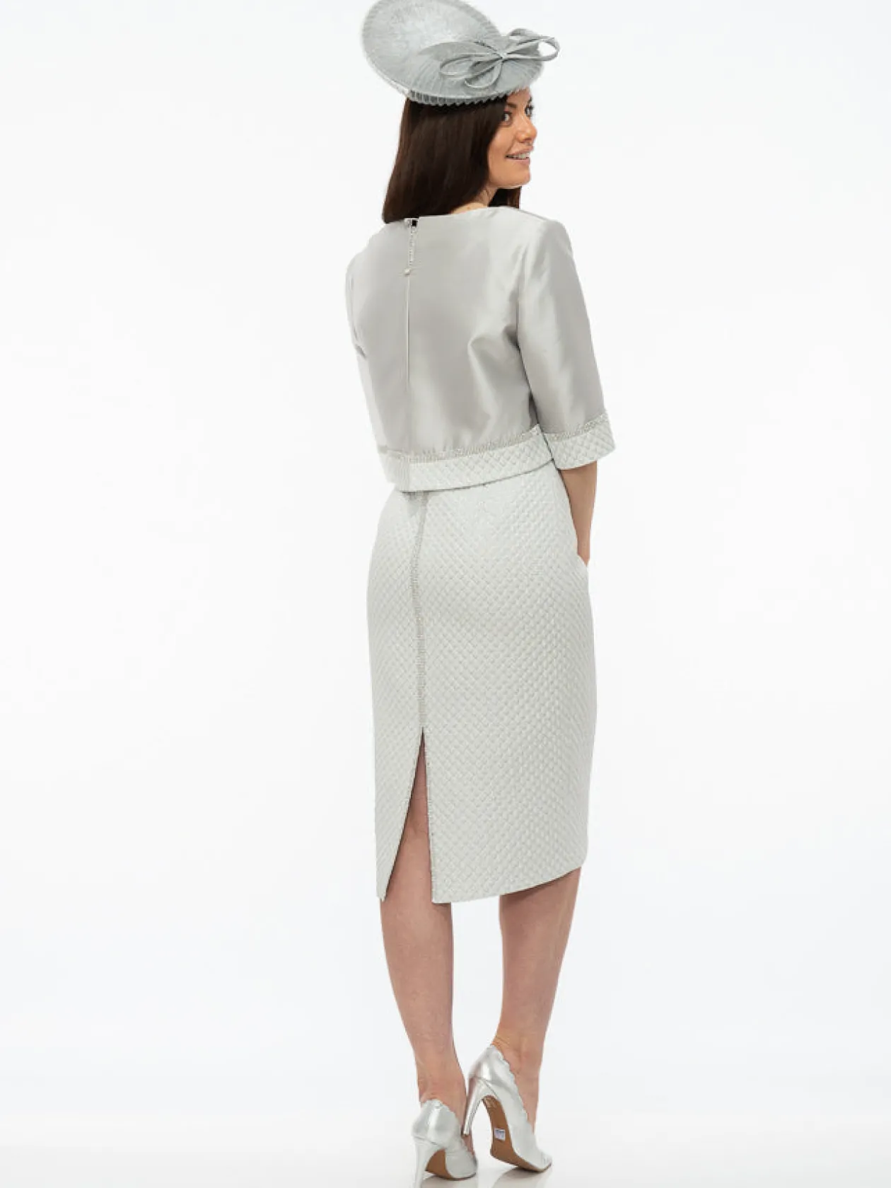gabriela_sanchez_silver_e_4.webp Gabriela Sanchez Silver Embossed Dress With Jacket