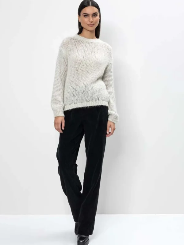 H Black Corduroy Trousers