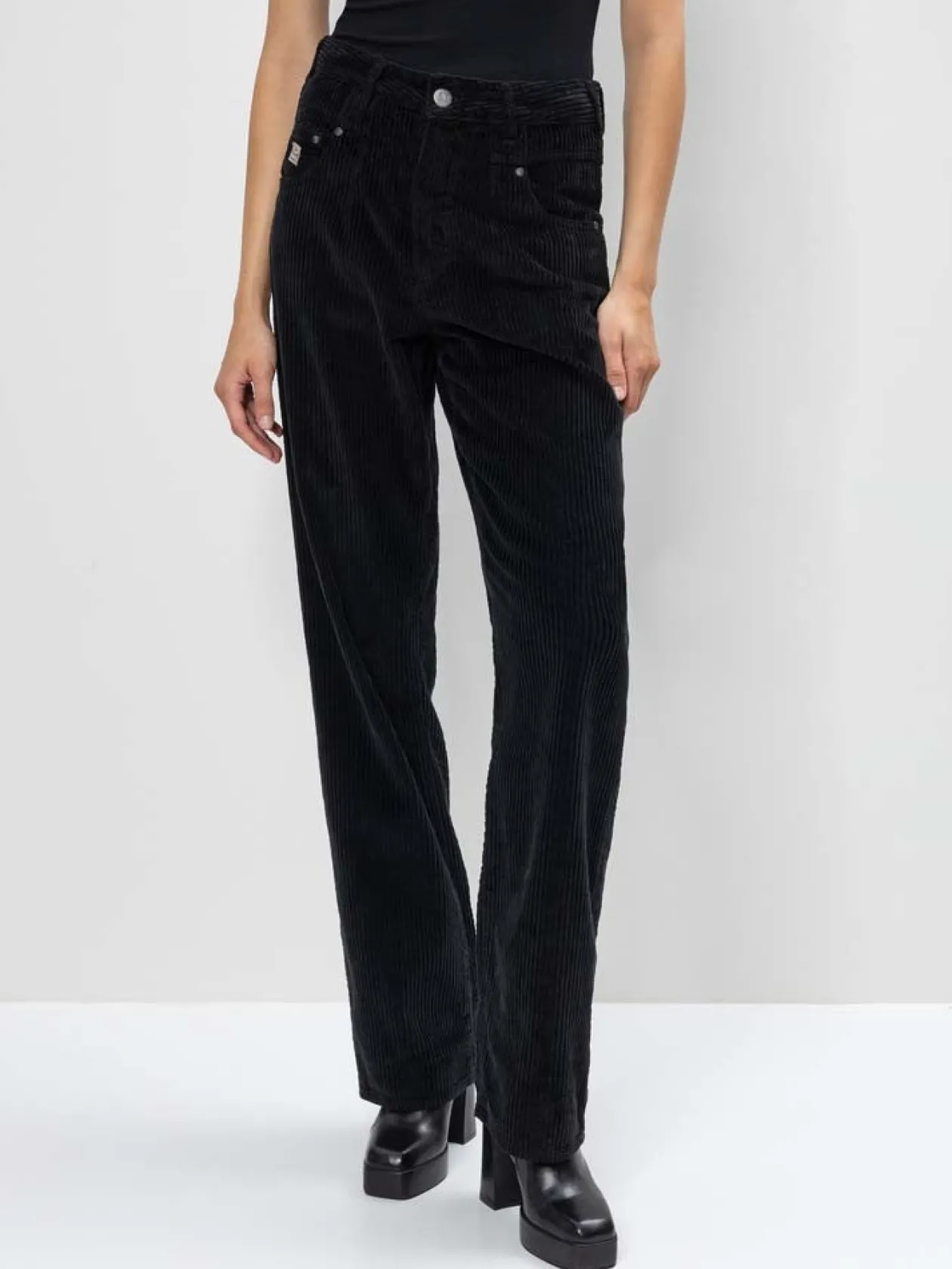 h_black_corduroy_trousers_1.webp H Black Corduroy Trousers
