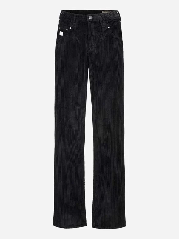 H Black Corduroy Trousers