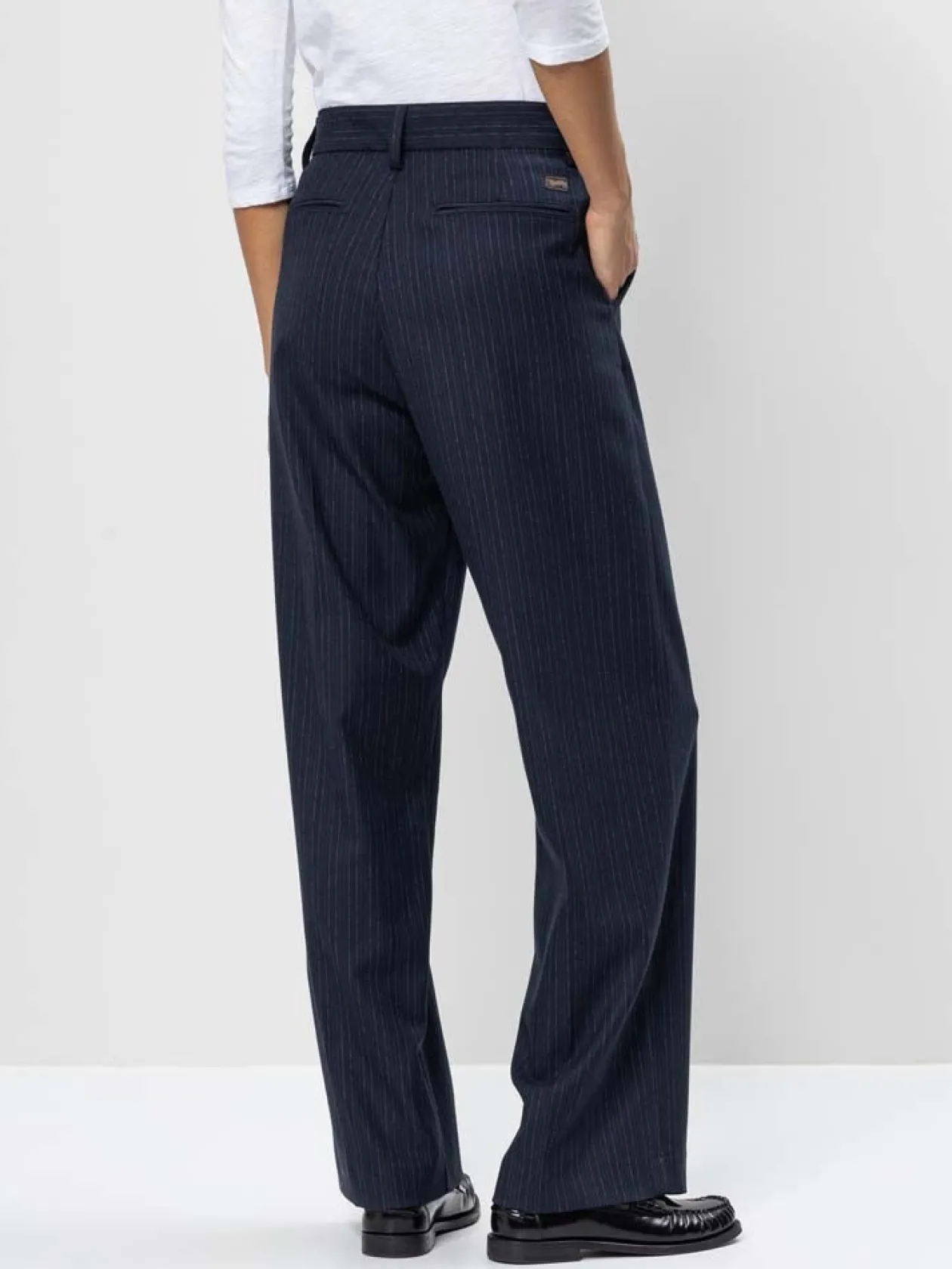 h_navy_pinstripe_pants_3.webp H Navy Pinstripe Pants