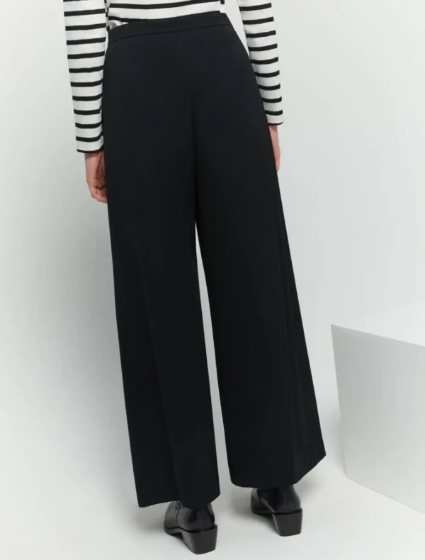 IBLUES Black Wide Trousers