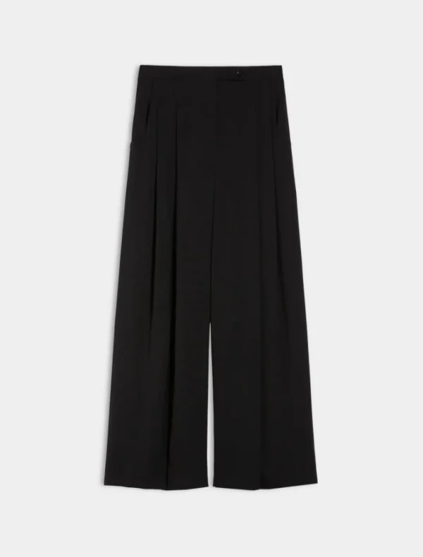 IBLUES Black Wide Trousers