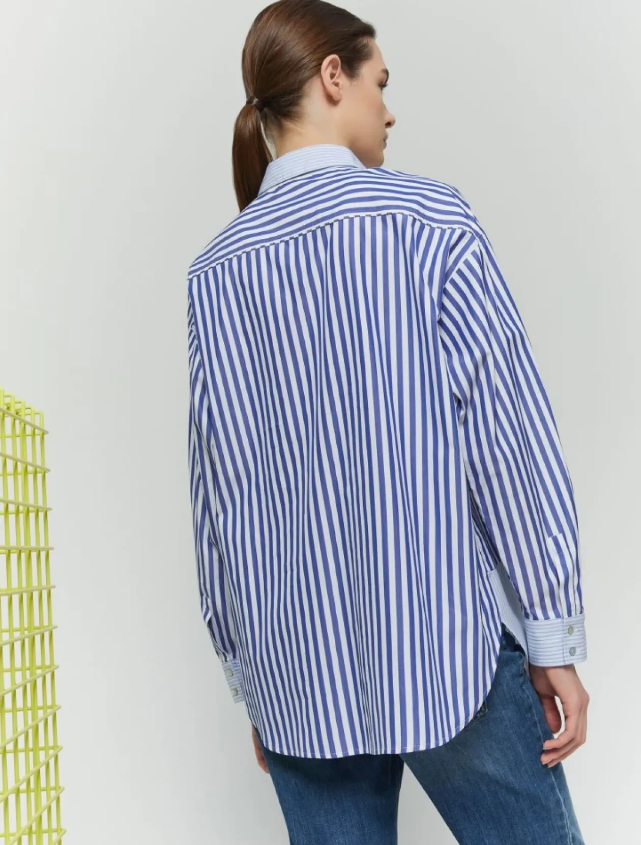 iblues_blue_pinstripe_shi_3.webp IBLUES Blue Pinstripe Shirt