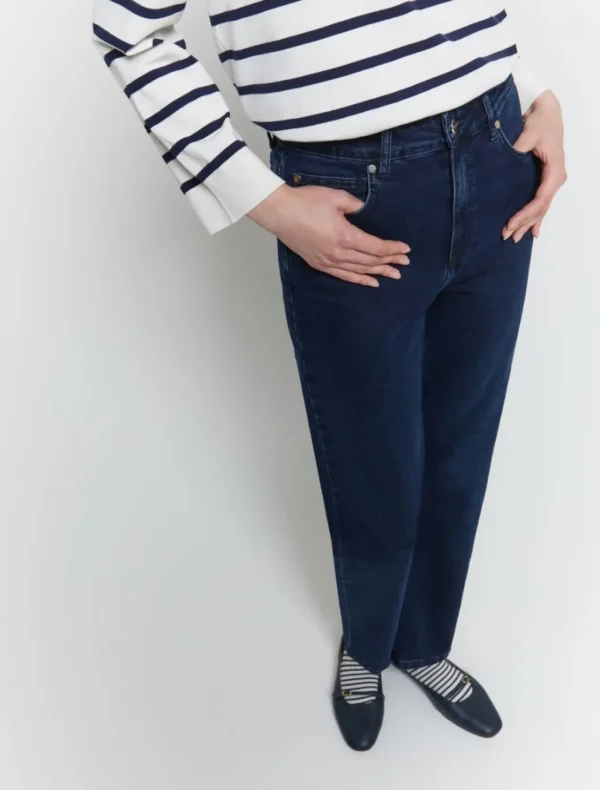 IBLUES Deep Denim Straight Jeans