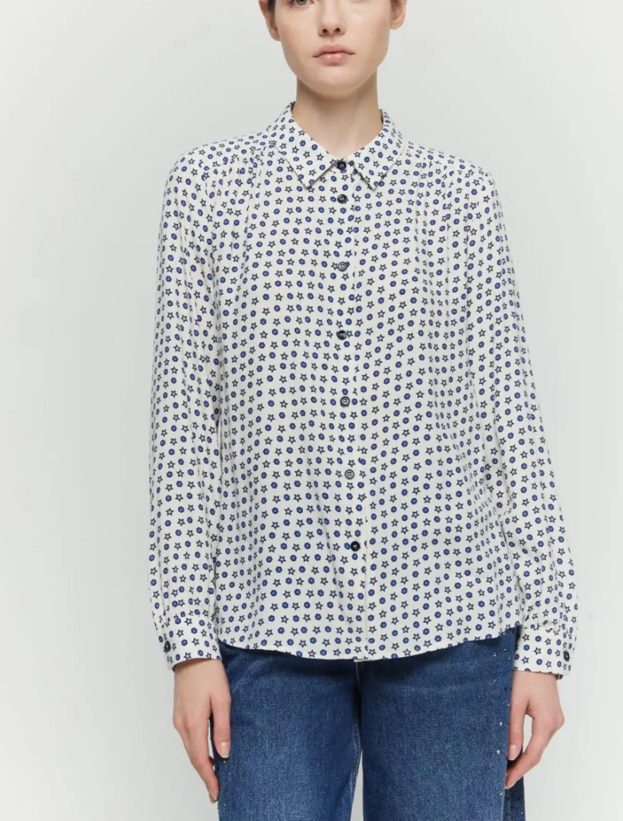 iblues_ivory_star_blouse_0.webp IBLUES Ivory Star Blouse