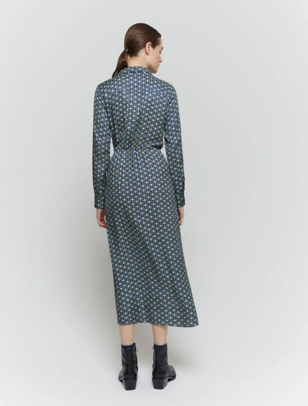 iblues_printed_blue_dress_1.webp IBLUES Printed Blue Dress