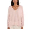 JEFF Nude V-neck Sweater