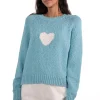 JEFF Turquoise Jumper With A White Heart