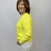 JEFF Yellow Heart Sweater
