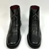 JOSE SAENZ Black boot With Front Zip