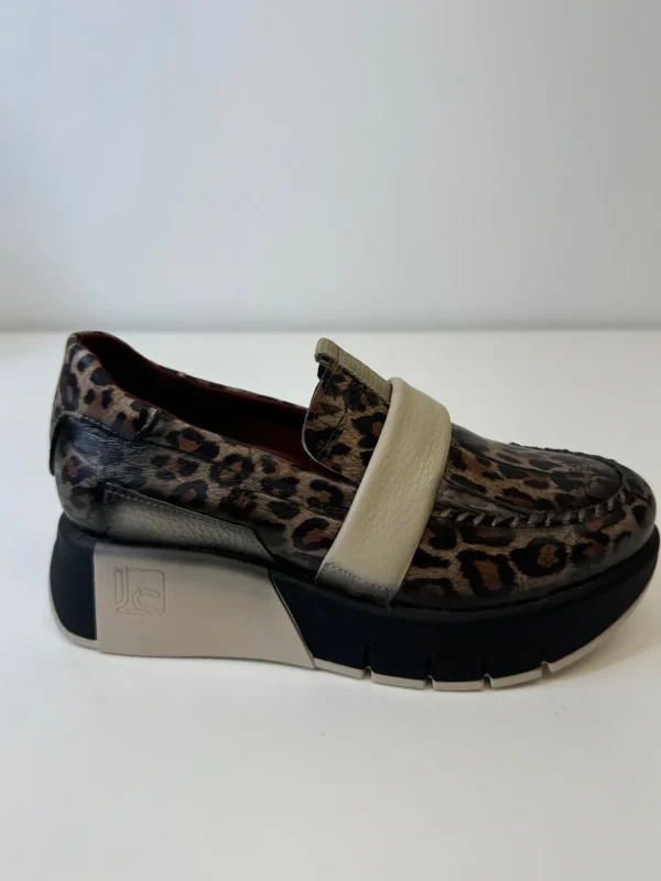 JOSE SAENZ Leopard Print Loafers