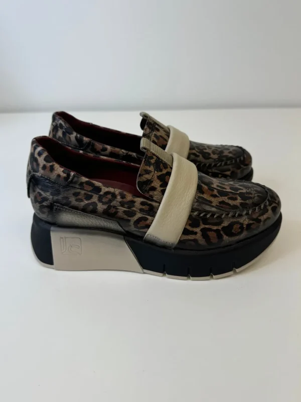 JOSE SAENZ Leopard Print Loafers