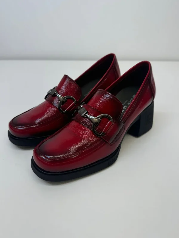 JOSE SAENZ Red Heel Loafers