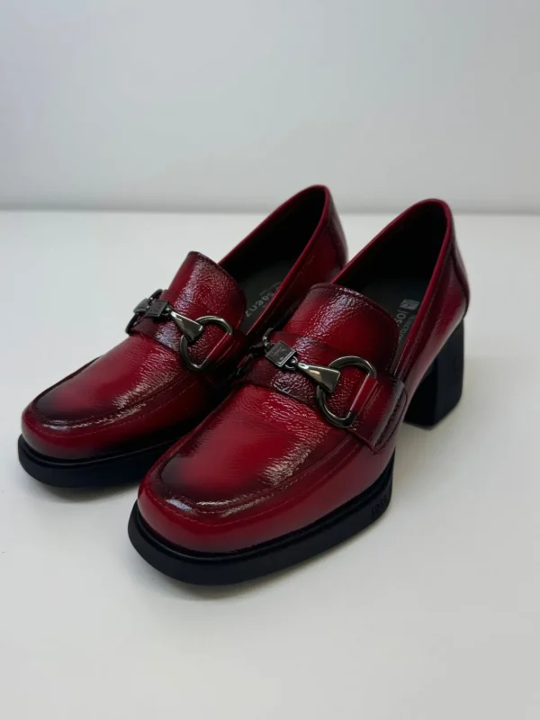 JOSE SAENZ Red Heel Loafers