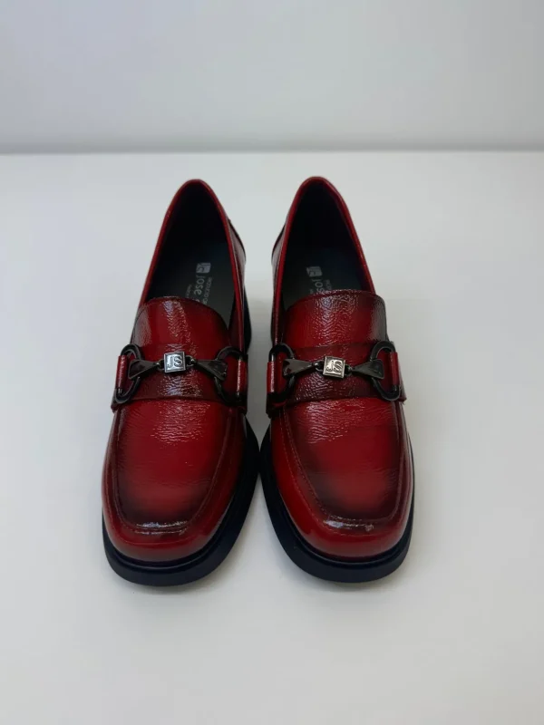 JOSE SAENZ Red Heel Loafers