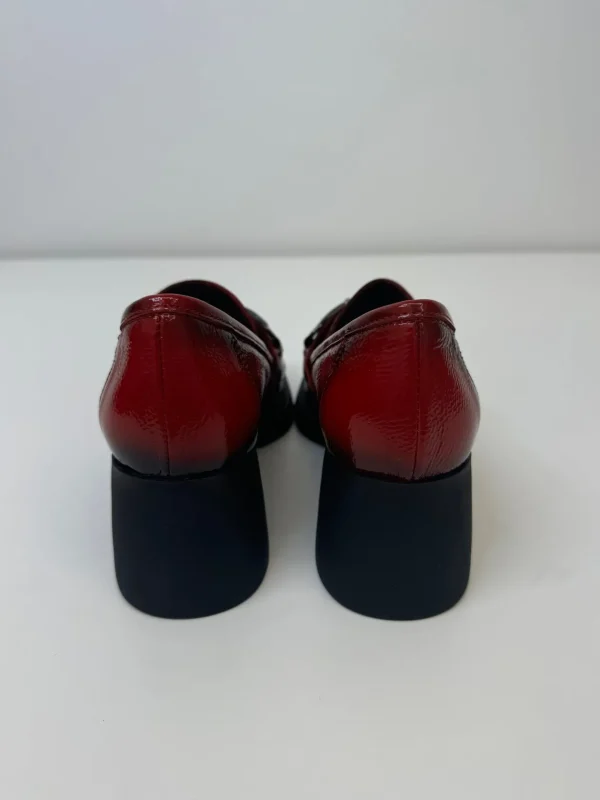JOSE SAENZ Red Heel Loafers