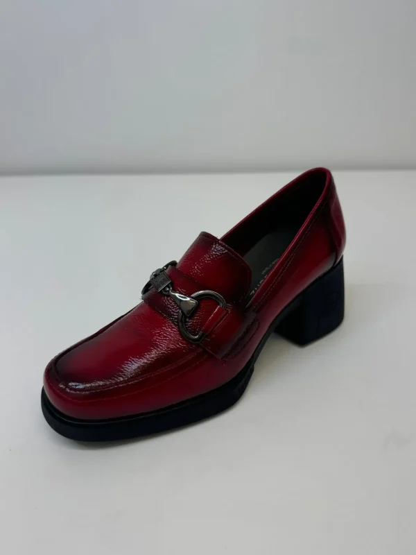 JOSE SAENZ Red Heel Loafers