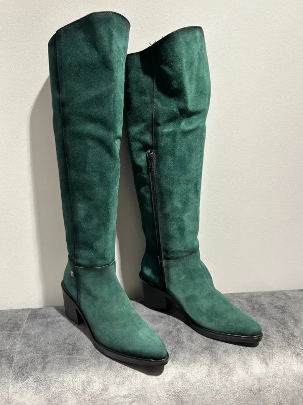 JOSE SAENZ Tall Green Suede Boots