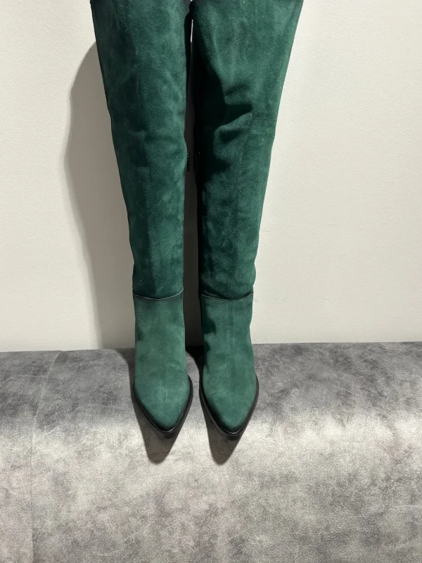 JOSE SAENZ Tall Green Suede Boots