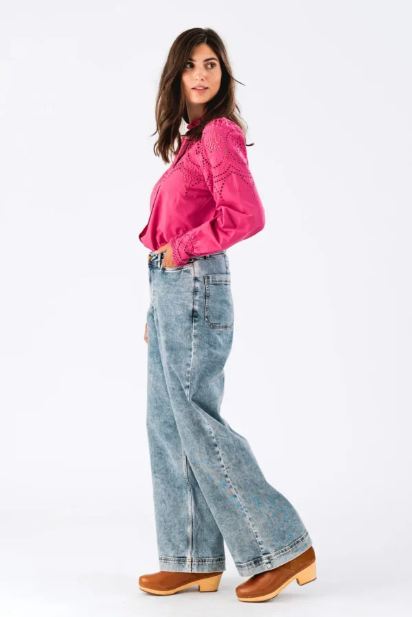 LOLLIES Pink Blouse
