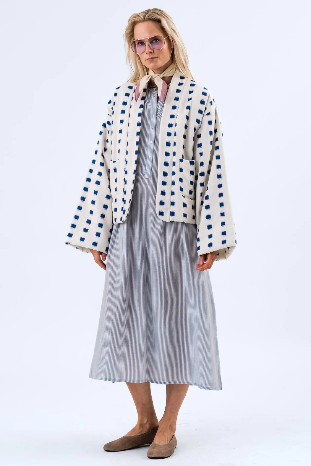 lollys_laundry_blue_dot_j_0.webp LOLLY'S LAUNDRY Blue Dot Jacket