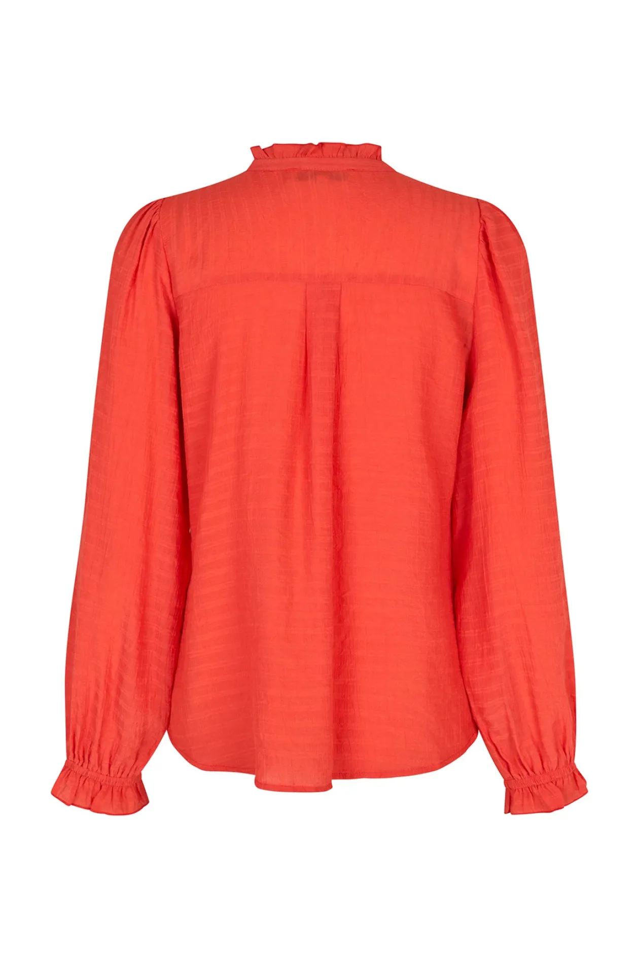 lollys_laundry_coral_fril_4.webp LOLLY'S LAUNDRY Coral Frill Blouse