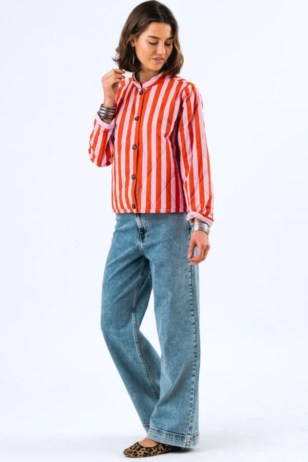 LOLLY'S LAUNDRY Pink Stripe Jacket