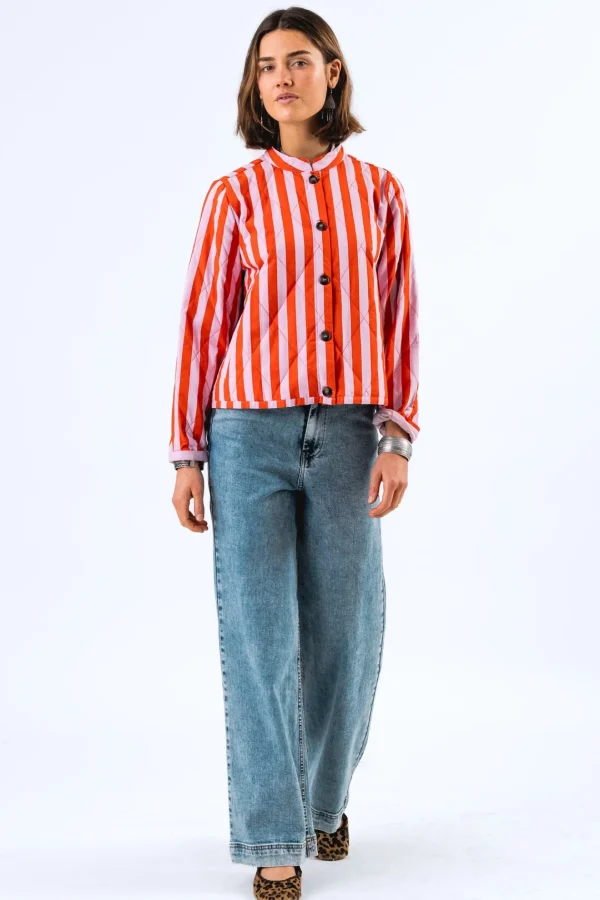 LOLLY'S LAUNDRY Pink Stripe Jacket